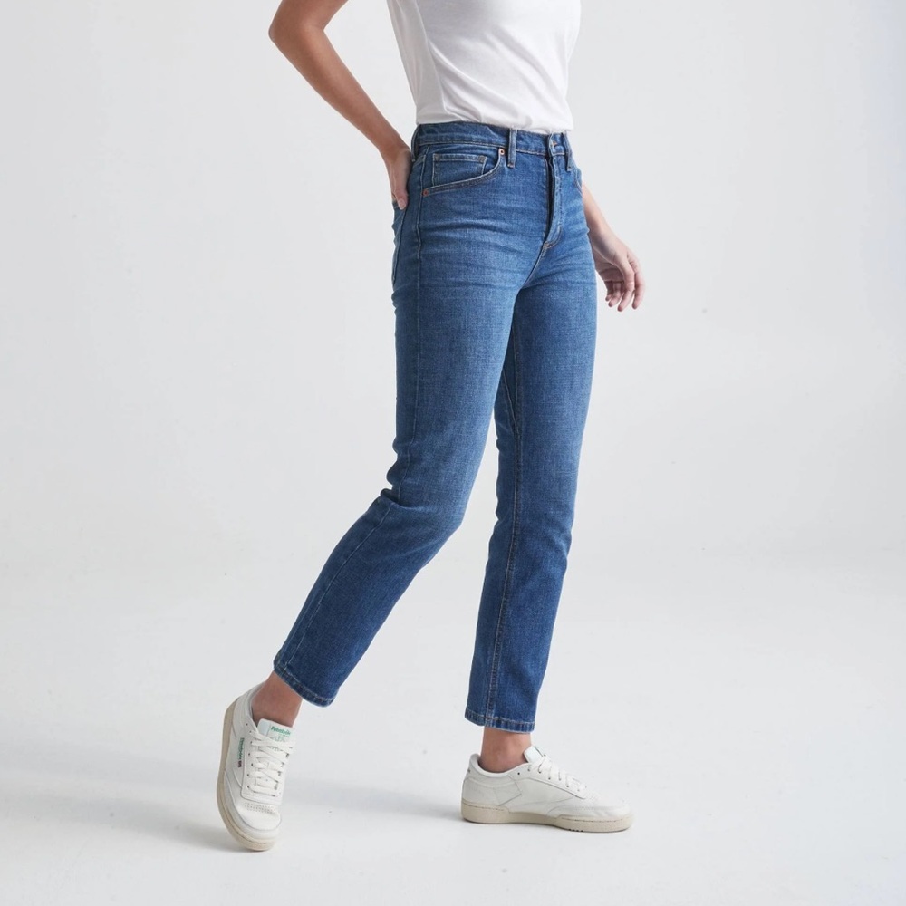 Women's duer Midweight Performance Denim High Rise Straight 27x27